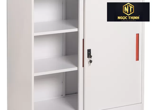 Tủ hồ sơ trắng xám hiện đại TU88SD